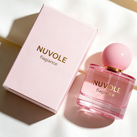 Vente flash Parfum pour femmes Vaporisateur Bouteille en verre rose 30ML 50ML Bouteilles de parfum 100ML Bouteilles de parfum rondes avec emballage