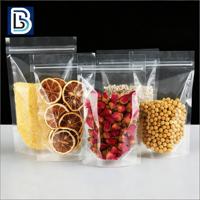 Usine Lebei, vente en gros de sachets refermables transparents écologiques avec découpe pour l'ouverture, emballage alimentaire