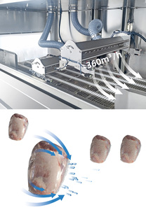 Nước nóng thu nhỏ đường hầm máy bao bì vành đai loại thu nhỏ Tank máy đóng gói cho nhà máy sử dụng băng tải In-Line niêm phong gói - Product Image 6