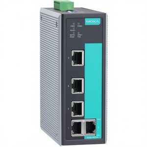 Commutateur Ethernet d'entreprise géré Moxa EDS-405A à 5 ports, 24V IEEE 802.3, montage sur rail DIN - Product Image 2