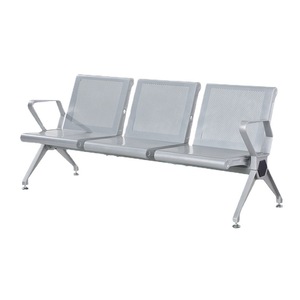 Silla de espera Ou He, de aleación de aluminio reforzada y engrosada, con reposabrazos, para lugares públicos. - Product Image 5