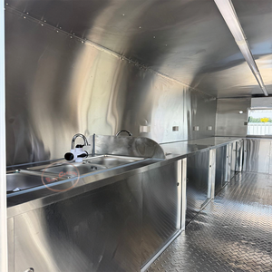 Obral baru Makanan Cepat truk Trailer makanan jalan seluler dapur luar ruangan dengan peralatan memasak untuk makanan ringan dan hotdog - Product Image 5