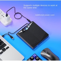 Drive Optik Eksternal 7-in-1 Terbaru Dengan HUB dan Pemutar Flash Disk USB, Pembaca Kartu SD/TF, Pembakar DVD CD untuk Laptop