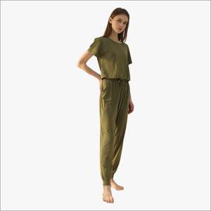 Ladies Night Suits Summer <b>Short</b> <b>Pyjamas</b> Custom <b>Women</b> Cotton Bamboo Lounge Wear Pajamas <b>Women</b> Sets Loungewear Sets - Product Image 2
