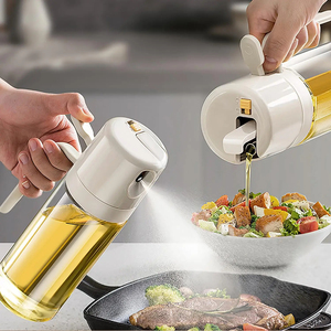 2in1 Plastic Spray Oil Sprayer Bottle Olive Oil Spray Bottle Oil Jar <b>BBQ</b> Kitchen Baking Roasting Picnic Kitchen <b>Tool</b> - Product Image 2