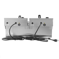 Friteuse électrique double 3 kW avec réservoir de 10 L en acier inoxydable, plaque chauffante électrique commerciale en promotion