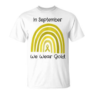 Nel settembre indossiamo la maglietta dorata per la sensibilizzazione sul cancro infantile - Product Image 1