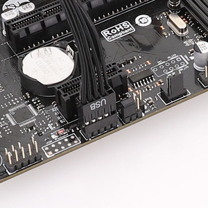 Lingable USB 2.0 9pin Nam Nữ adapter Flat cable 20cm 30cm 50cm PVC Áo khoác bện cho bo mạch chủ máy tính Mainboard tiêu đề - Product Image 5