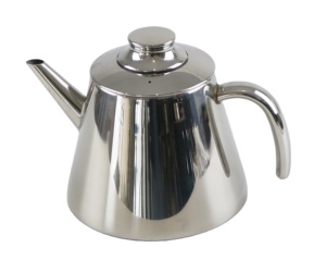 Bán buôn cảm ứng Nồi thép không gỉ tinh tế ấm trà với Infuser đôi tường bóng bạc Tea Pot - Product Image 1