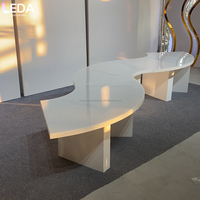 LEDA Hot Sale Acryl Kinder tisch und Stühle für Geburtstags feier Events Home Esstisch