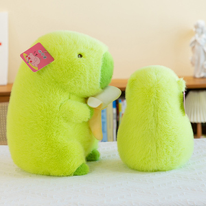 Capybara verde juguete de peluche simulación plátano amarillo <span class=keywords><strong>Capibara</strong></span> animales de peluche juguetes muñeca almohada <span class=keywords><strong>tamaño</strong></span> pequeño colgante llavero regalo - Product Image 6