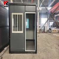 Maison mobile de 20 pieds, dortoir préfabriqué, mini-maison modulaire, maison préfabriquée pliable, bureau, camp, maison conteneur pliable Z X