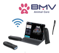 BMV MX9 Ultra Süper Yüksek Çözünürlüklü Kablosuz Tip Veteriner Ultrason Tarayıcısı Değiştirilebilir Transdüserlerle