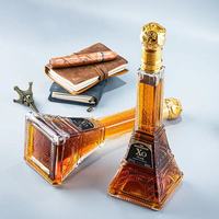 Botellas de Licor de Vodka y Whisky de Vidrio con Diseño Único Personalizado, Botellas de Torre al por Mayor
