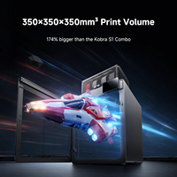 НОВИНКА: 3D-принтер Anycubic Kobra S1 Max Combo с большой областью печати 350 мм, 16 цветами, ACE 2 Pro, высокотемпературной печатью до 350°C, прямые поставки с завода