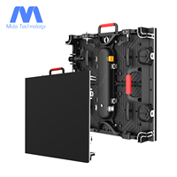 Écran LED d'extérieur MIDA à design incurvé réglable, écran de fond de scène, mur vidéo LED 4K8K, écran LED de location pour événements