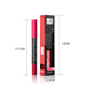 ลิปสติกเนื้อแมตต์สีเทียนแท่งลิปสติกกันน้ำวาดเส้นริมฝีปากไม่ซีดจางง่าย - Product Image 5