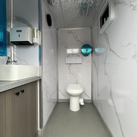 Remorque toilettes portables 280 cm, remorque douche mobile, WC extérieur, remorque toilettes portables, remorque sanitaire