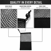 Pochette en coton noir avec cordon de serrage, logo personnalisé, vente en gros, emballage écologique réutilisable pour bijoux, cosmétiques, vente au détail, OEM