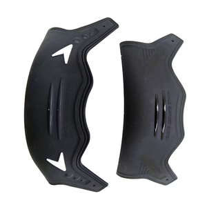 Embout en acier noir pour la sécurité des chaussures avec sangle arrière en caoutchouc Semelle antidérapante Hommes et femmes - Product Image 6