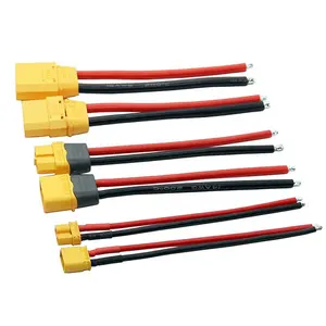 Amass XT30 XT60 XT90 Conector macho hembra Cable de batería Lipo Arnés de cables de silicona