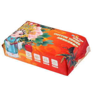 Serviettes et lingettes nettoyantes jetables carrées imprimées, extra épaisses, en coton doux, pour le démaquillage, format voyage - Product Image 3