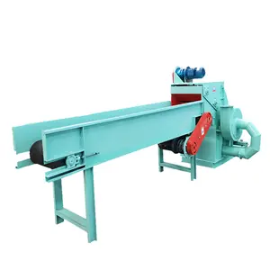 Wood crusher Wood chipper grinder for long materials moving wood cutting crusher Sawdust making machine
