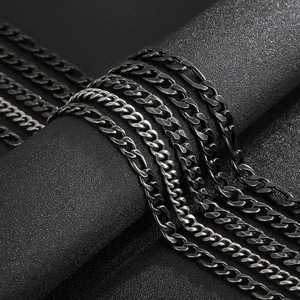 Bracelet chaîne cubaine gravée avec logo personnalisé en acier inoxydable 316L gros maillon <span class=keywords><strong>gourmette</strong></span> bijoux pour hommes accessoire cadeau de mariage - Product Image 3