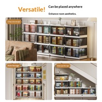 Armoire de rangement multifonctionnelle de style américain grande capacité pour la maison, organisateur de jouets et de collations pour enfants, sans installation requise
