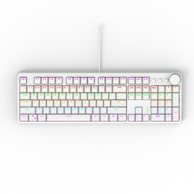 Best Selling Full Key Wired Gaming Mechanical Keyboards with Button for Gamers PC