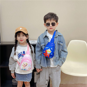 <span class=keywords><strong>Zaino</strong></span> Piccolo a Tracolla con Disegni Cartoon alla Moda, Chiusura a Cerniera, Impermeabile, Mini Borsa da Petto per Bambini e Bambine, per Uso Casual in Asilo - Product Image 2