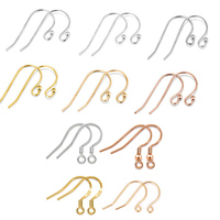 Fermoirs à crochet d'oreille en argent massif 925, fournitures pour la fabrication de bijoux, boucles d'oreilles pendantes, livraison gratuite