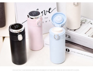 Custom Logo 420ml Stainless Steel Smart Thermo Bottle Portable <strong>Double</strong> Wall Sealed Led Digital Display Smart Water Bottle - Product Image 6