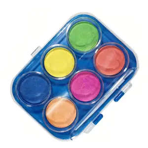 Set di colori ad acquerello solido portatile a 6 colori pittura ad acquerello per pittura artistica