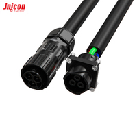 Connecteur circulaire étanche à baïonnette M28 3 broches 80A +600V IP67 pour bateau marin, chargeur AGV