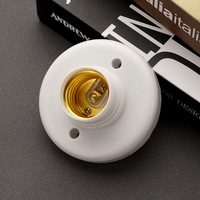Support de lampe E27 bouchon à vis douille blanc plafonnier multifonctionnel lampe ampoule fixation Base support ampoule support