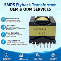 Transformateur de puissance personnalisé CP1716 à noyau de ferrite 110V 220V, fil de cuivre EE EI EFD ETD PQ, triphasé, OEM ODM, usine