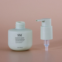 Bouteille d'emballage personnalisée en plastique PE caoutchouté mat vide de 90/100/120/200/300 ml pour lotion, cosmétiques, shampoing, désinfectant pour les mains ou huile capillaire