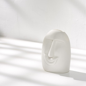 ZHUODI C34 Maceta de Cerámica Blanca de Estilo Moderno con Diseño Navideño, Ecológica, Duradera, Ligera, con Orificio de Drenaje y <span class=keywords><strong>Autorriego</strong></span> - Product Image 6