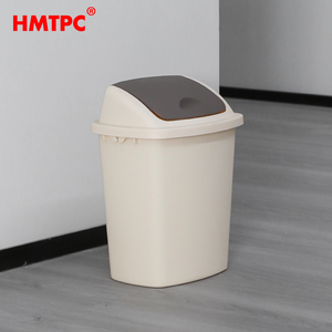 High Quality Plastic <strong>Bin</strong> Middle 10L Small Bathroom <strong>Bins</strong> with 2 Rolls <strong>Bin</strong> <strong>Liners</strong> Plastic <strong>Swing</strong> Dustbin with Lid (Light Grey) - Product Image 6