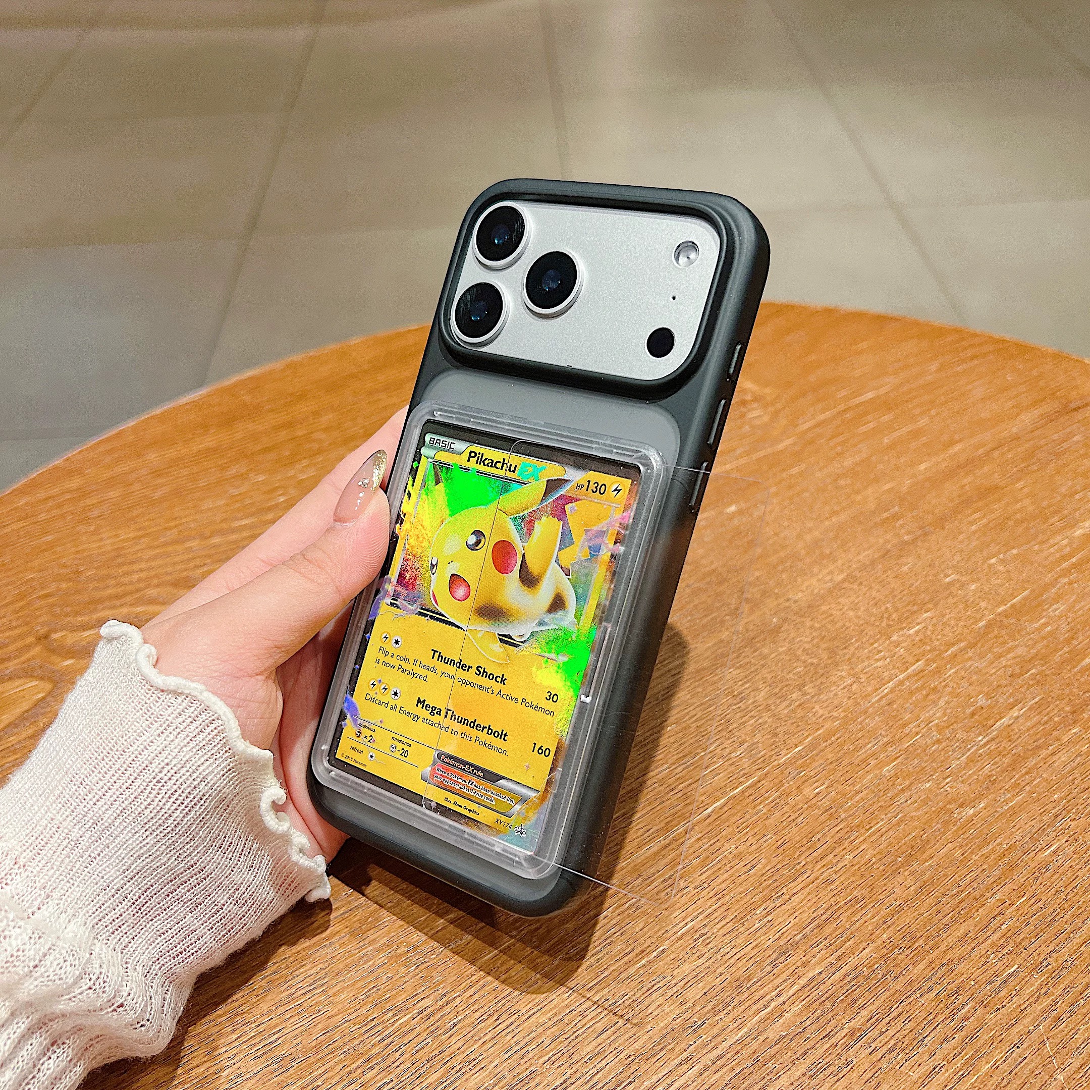 iphone 16 pro pokemon card case Card/Photo Display Phone for | TCG/Picture Display Top Loaders & Sleeves creating a hybrid case Gen 2 Premium Showcased iPhone