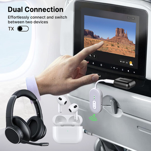 2025 Chất lượng cao <span class=keywords><strong>Bluetooth</strong></span> 5.4 Transmitter <span class=keywords><strong>Receiver</strong></span> Adapter cho 2 tai nghe TV 3.5 mét Stereo âm thanh âm nhạc - Product Image 5
