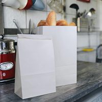Sacs en papier kraft écologiques, biodégradables et réutilisables, fabriqués à partir de matériaux recyclés pour l'emballage alimentaire (nouilles, biscuits, sucre, hamburgers)