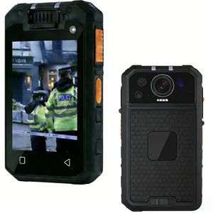 Cámara Corporal 4G Pequeña con Plataforma Android y API Abierta, Cámara Corporal 2K HD Anti-Golpes para Patrulla Diaria de Policía <span class=keywords><strong>Municipal</strong></span> - Product Image 1
