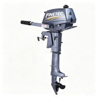 Motor Tempel JP-T4 4HP 2-Tak Starter Manual untuk Perahu Mini