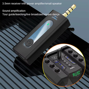 Micrófono de solapa con reducción de ruido inalámbrico Plug-play K35, Conector de 3,5mm, grabación profesional para altavoz, Mini altavoz Vlog - Product Image 5