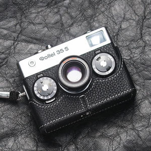 עבודת יד אמיתית מצלמה אמיתית עור אמיתי מצלמה מעור אמיתי עבור <span class=keywords><strong>rollei</strong></span> 3s/35te/35te במקרה מצלמה שקית - Product Image 1