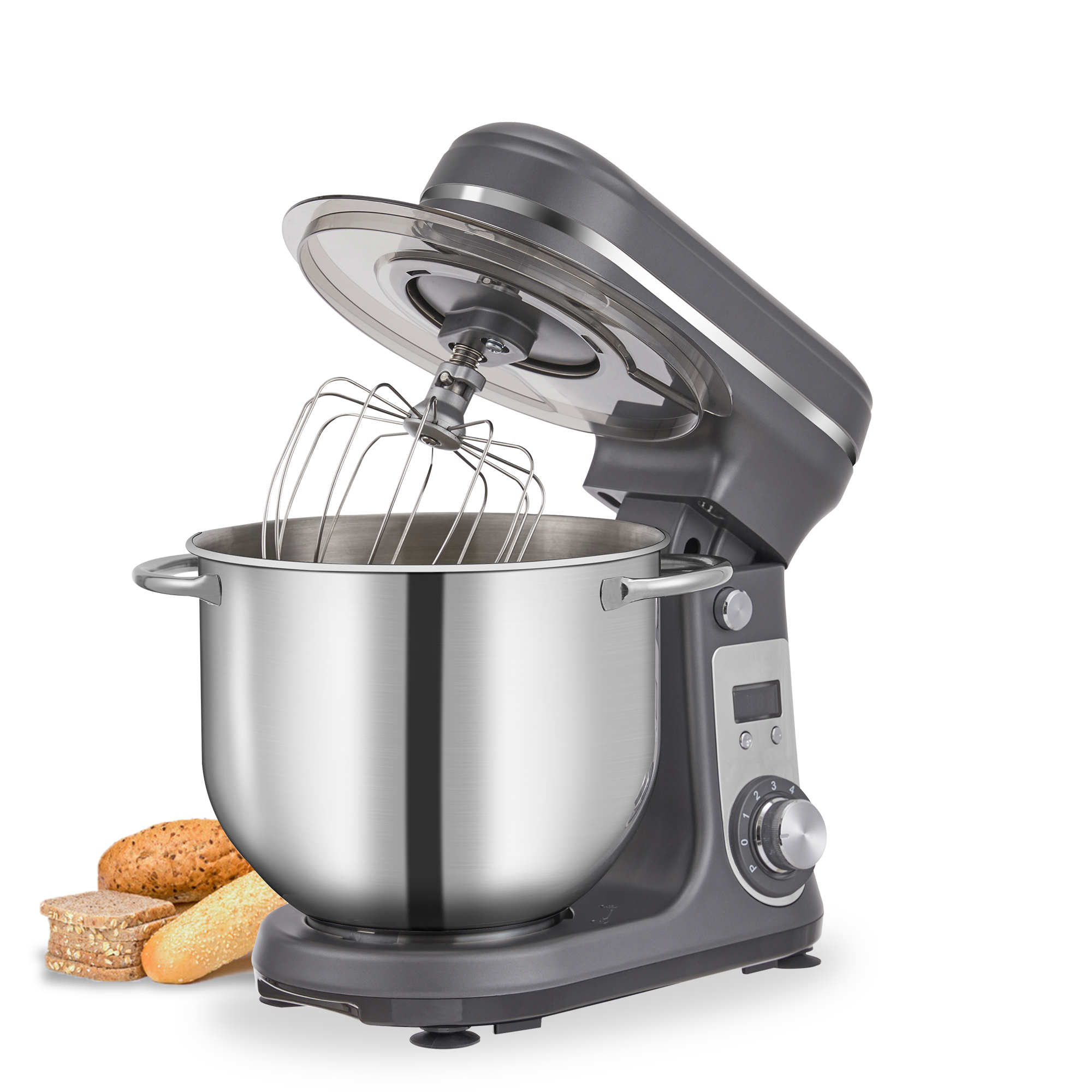 Biolomix 6L DC Quiet Motor Stand Mixer - Efficient Kitchen Tool