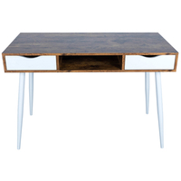 Dongrong Bureau d'ordinateur convertible moderne Table d'étude en bois avec rangement pour meubles de bureau modulaires multi-jeux à usage domestique
