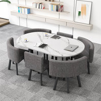 Table à manger extensible moderne de luxe en acier inoxydable doré avec plateau en marbre pour la cuisine et la salle à manger